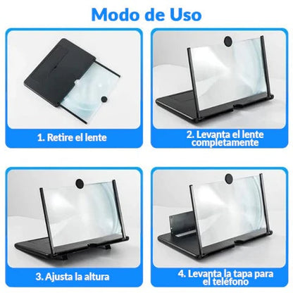 AMPLIFICADOR DE PANTALLA 📺🎬⚽  Transforma tu telefono en una tablet o cine portatil 🎁